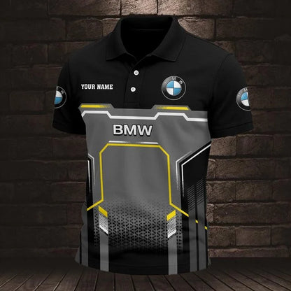 BMW 3D Polo Shirt v2 – Custom Name