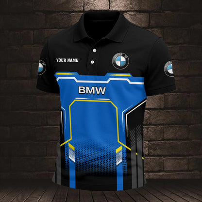 BMW 3D Polo Shirt v2 – Custom Name