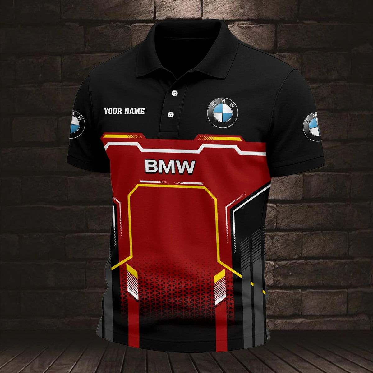 BMW 3D Polo Shirt v2 – Custom Name