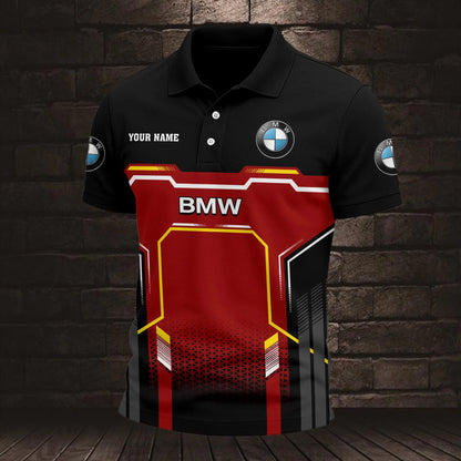 BMW 3D Polo Shirt v2 – Custom Name
