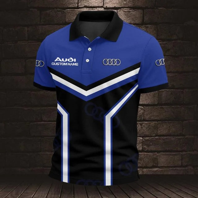 Audi 3D Polo Shirt – Custom Name