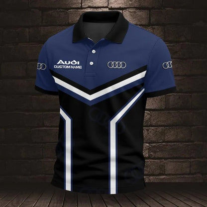 Audi 3D Polo Shirt – Custom Name