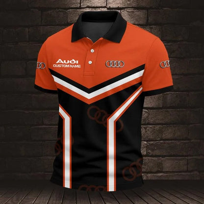 Audi 3D Polo Shirt – Custom Name