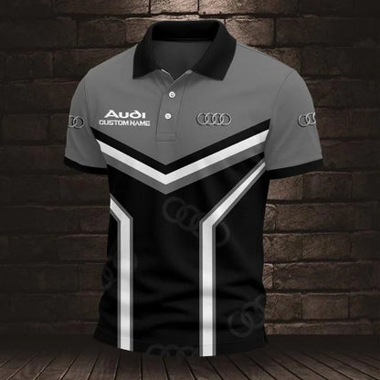 Audi 3D Polo Shirt – Custom Name
