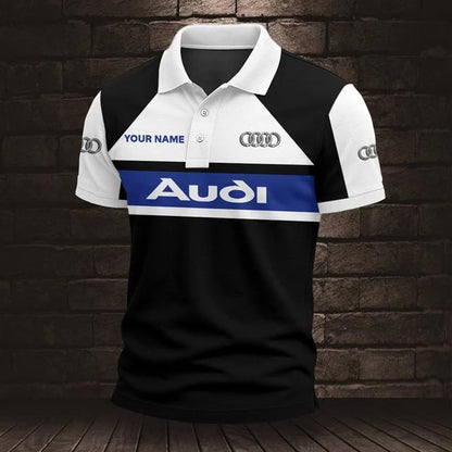 Audi 3D Polo Shirt v2 – Custom Name