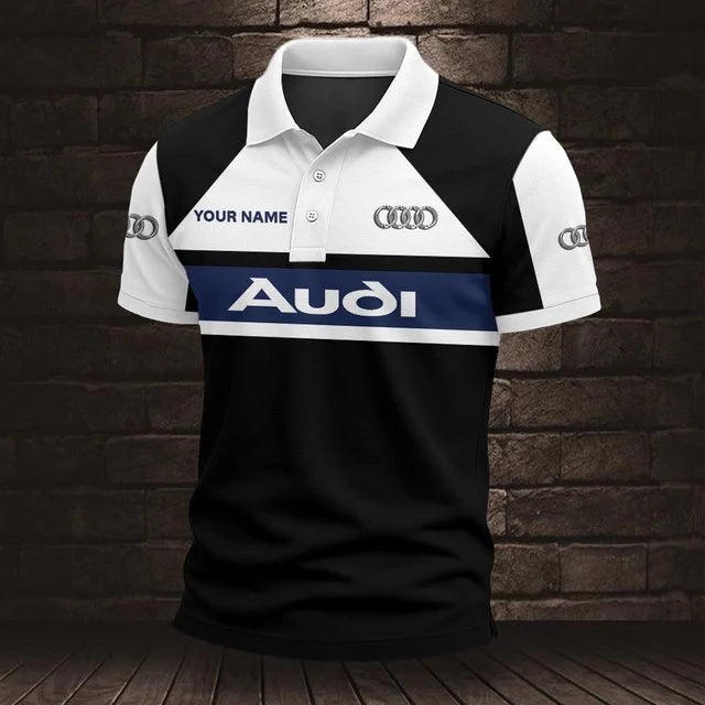 Audi 3D Polo Shirt v2 – Custom Name