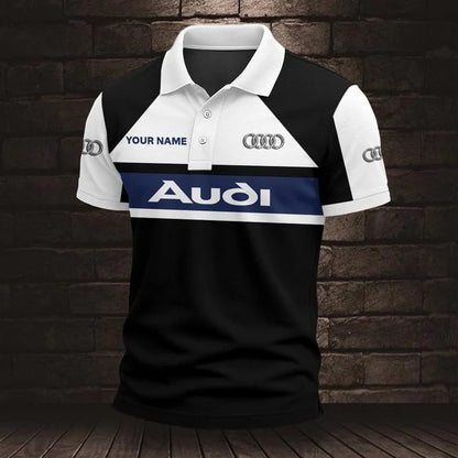 Audi 3D Polo Shirt v2 – Custom Name