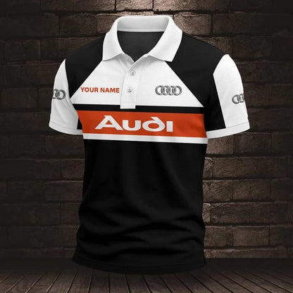 Audi 3D Polo Shirt v2 – Custom Name