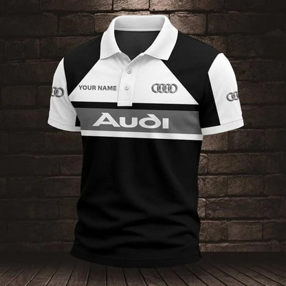 Audi 3D Polo Shirt v2 – Custom Name