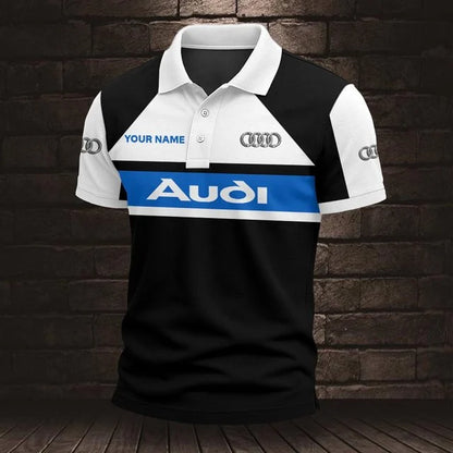 Audi 3D Polo Shirt v2 – Custom Name