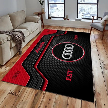 Audi Area Rug v2 – Luxury Car Logo Floor Mat