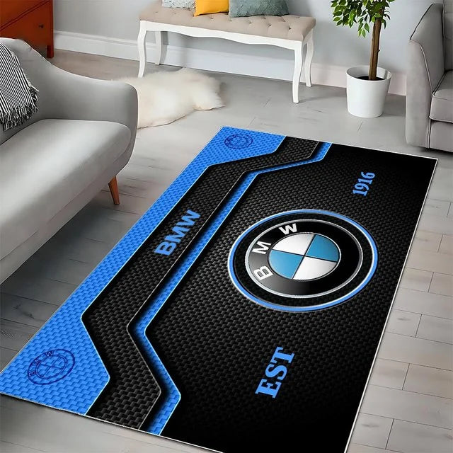 BMW Area Rug v2 – Luxury Car Logo Floor Mat