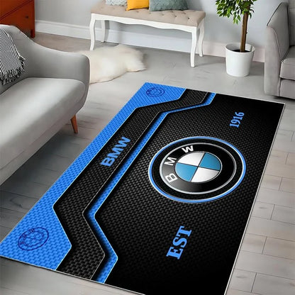 BMW Area Rug v2 – Luxury Car Logo Floor Mat