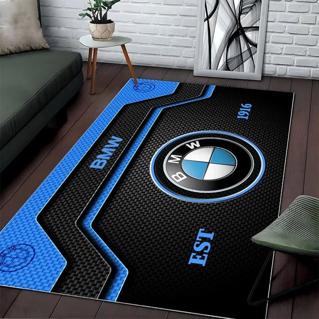 BMW Area Rug v2 – Luxury Car Logo Floor Mat