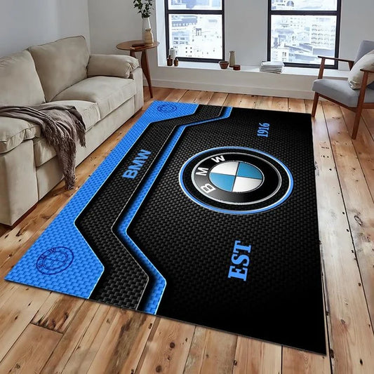 BMW Area Rug v2 – Luxury Car Logo Floor Mat
