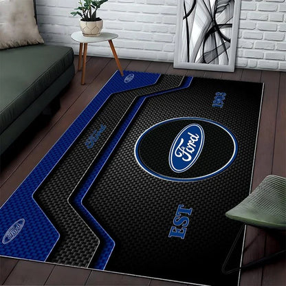Ford Area Rug – Luxury Car Logo Floor Mat
