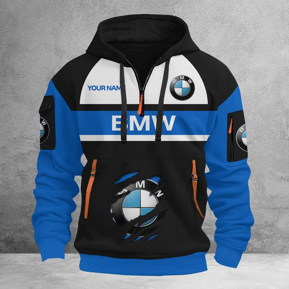 BMW Custom Quarter Zip Hoodie
