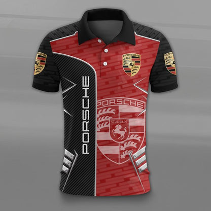 Porsche 3D Polo Shirt
