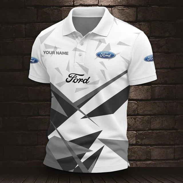 Ford 3D Polo Shirt – Custom Name