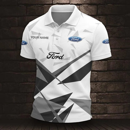 Ford 3D Polo Shirt – Custom Name