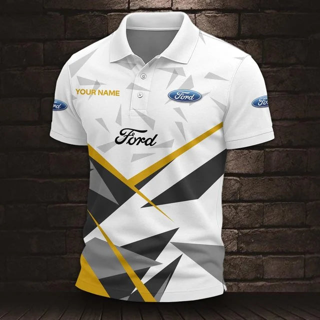 Ford 3D Polo Shirt – Custom Name