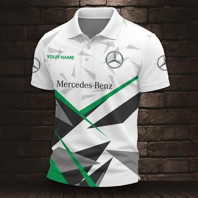Mercedes-Benz 3D Polo Shirt – Custom Name