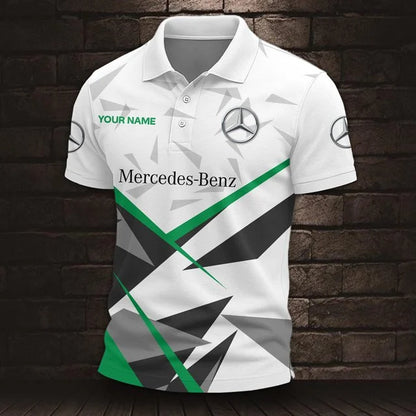 Mercedes-Benz 3D Polo Shirt – Custom Name