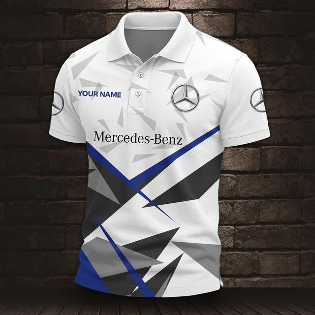Mercedes-Benz 3D Polo Shirt – Custom Name