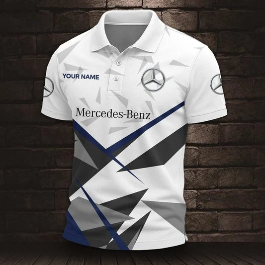Mercedes-Benz 3D Polo Shirt – Custom Name