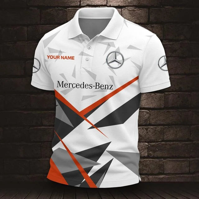 Mercedes-Benz 3D Polo Shirt – Custom Name