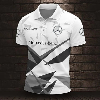 Mercedes-Benz 3D Polo Shirt – Custom Name