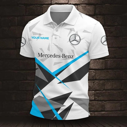 Mercedes-Benz 3D Polo Shirt – Custom Name