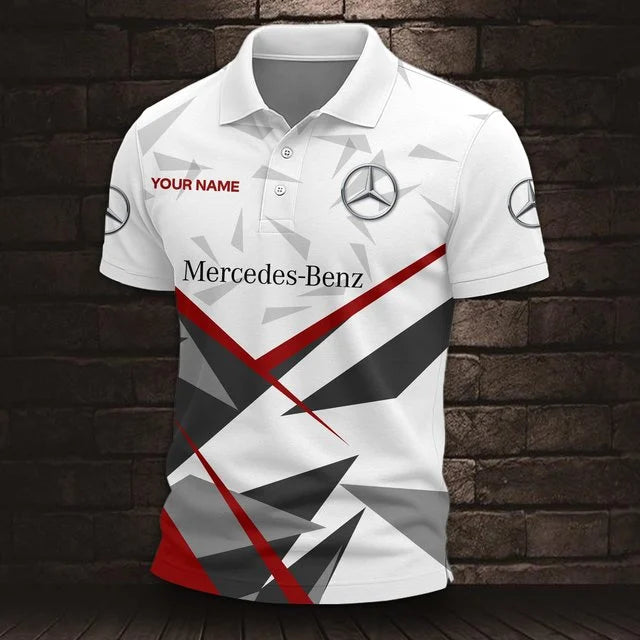 Mercedes-Benz 3D Polo Shirt – Custom Name