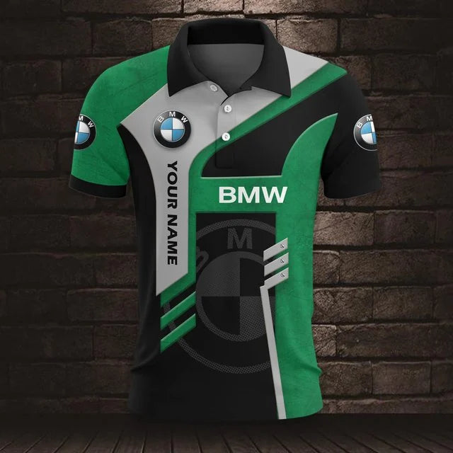 BMW 3D Polo Shirt v3 – Custom Name