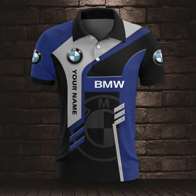 BMW 3D Polo Shirt v3 – Custom Name