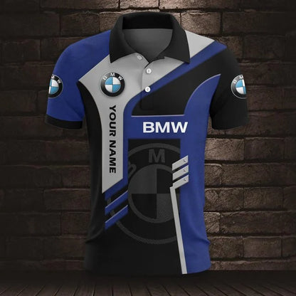 BMW 3D Polo Shirt v3 – Custom Name