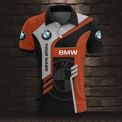 BMW 3D Polo Shirt v3 – Custom Name