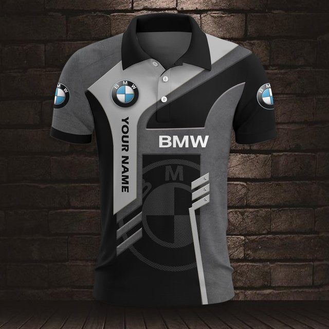 BMW 3D Polo Shirt v3 – Custom Name