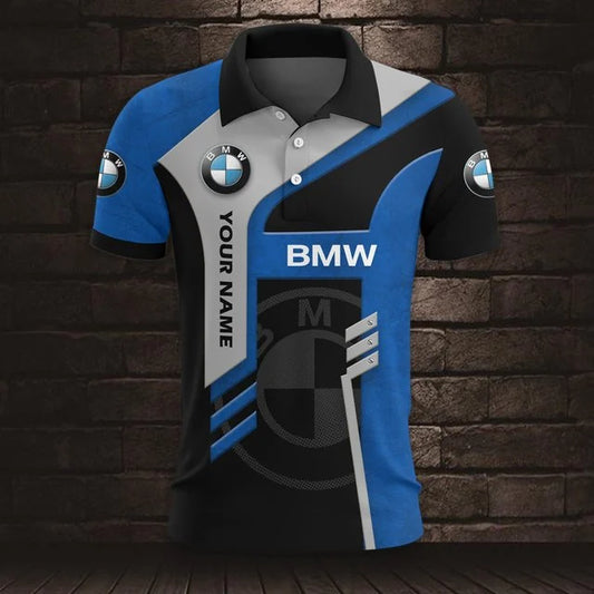 BMW 3D Polo Shirt v3 – Custom Name