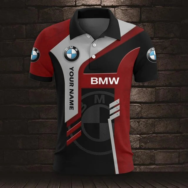 BMW 3D Polo Shirt v3 – Custom Name