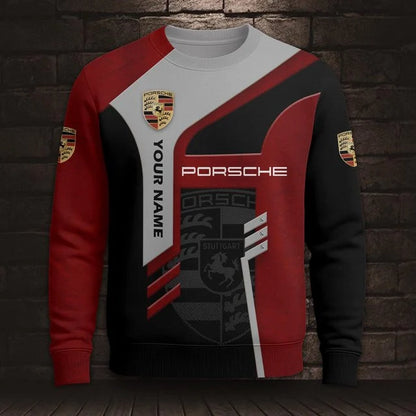 Porsche v3 3D Polo Shirt – Custom Name