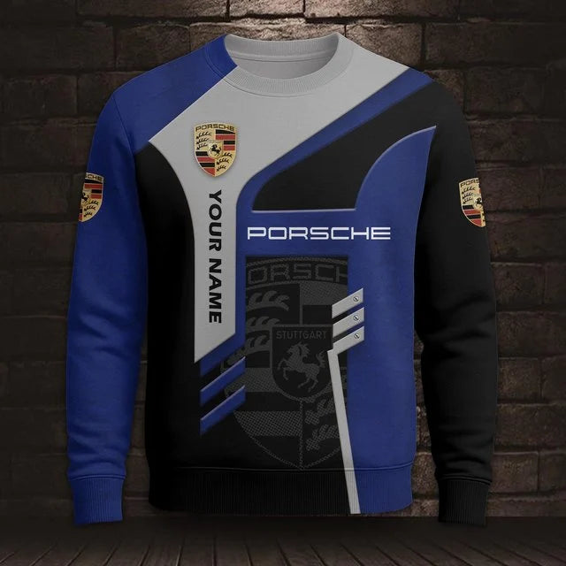 Porsche v3 3D Polo Shirt – Custom Name