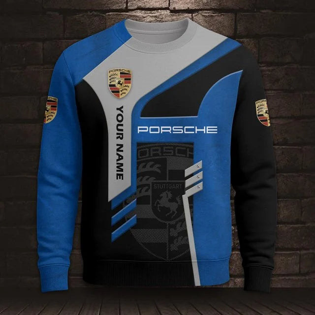 Porsche v3 3D Polo Shirt – Custom Name