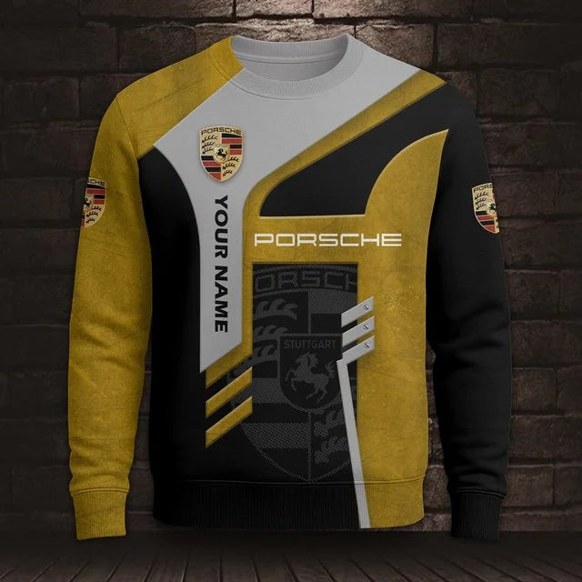 Porsche v3 3D Polo Shirt – Custom Name