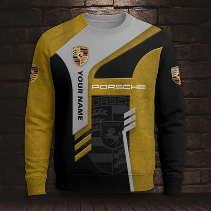 Porsche v3 3D Polo Shirt – Custom Name