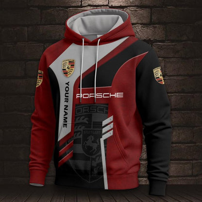 Porsche v3 3D Polo Shirt – Custom Name