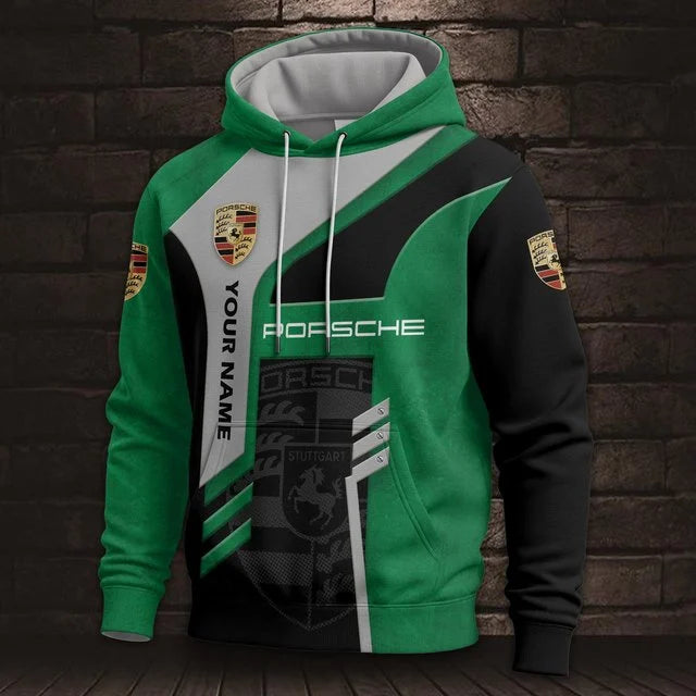 Porsche v3 3D Polo Shirt – Custom Name