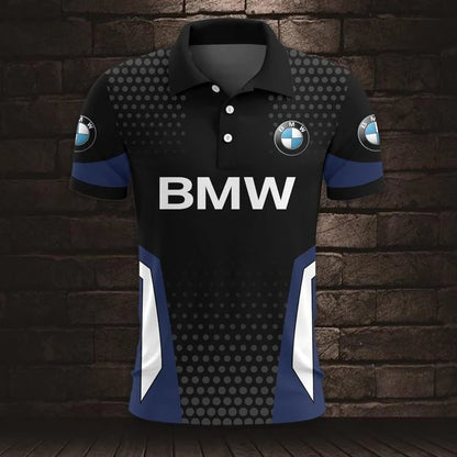 3D All Over Printed BMW Car Polo Shirt Limited Edition v2