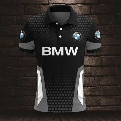 3D All Over Printed BMW Car Polo Shirt Limited Edition v2
