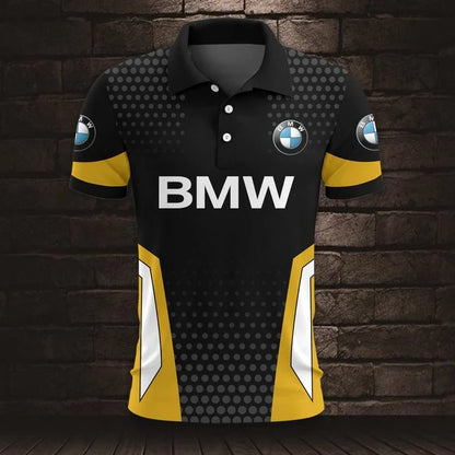 3D All Over Printed BMW Car Polo Shirt Limited Edition v2
